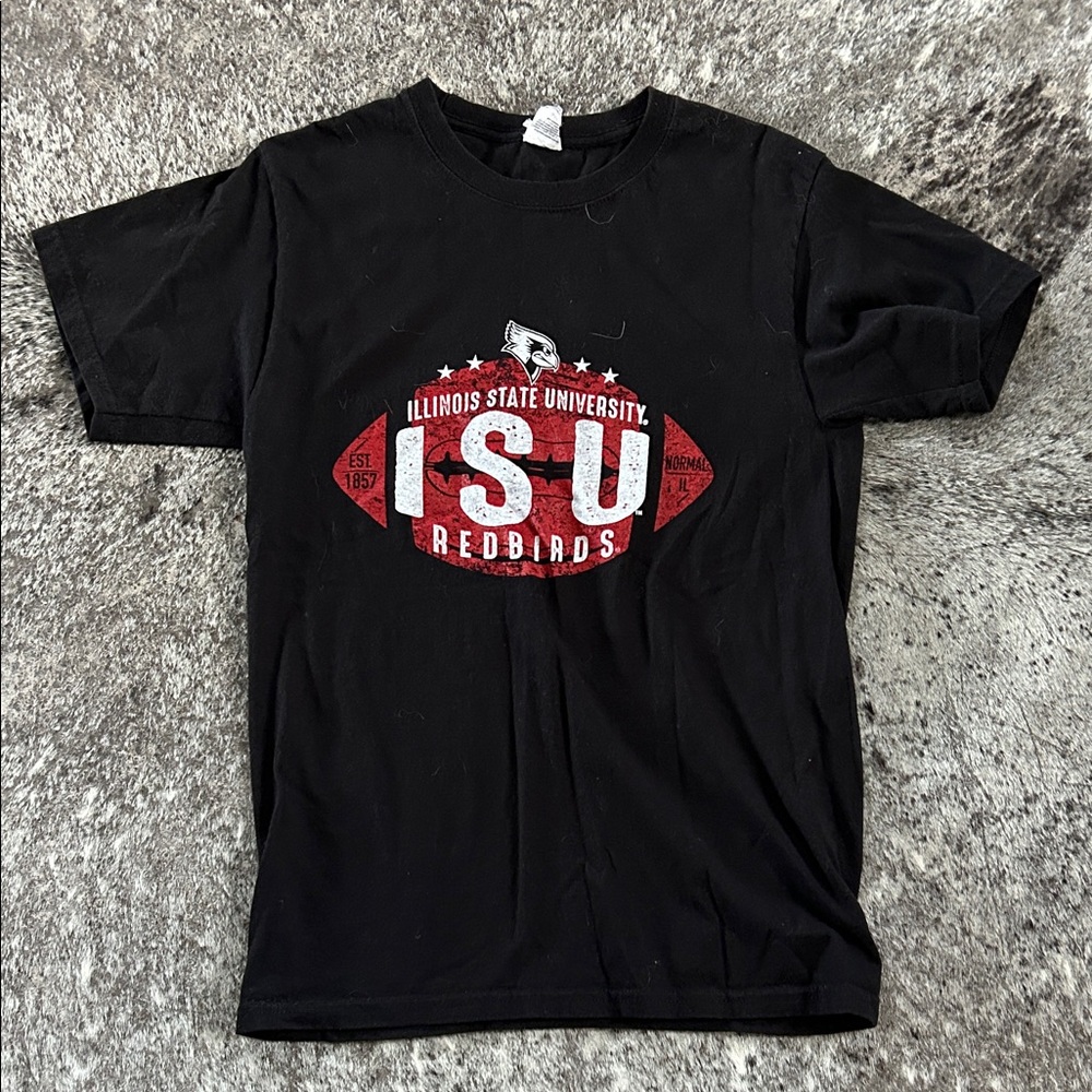 Hanes Black ISU Redbirds T-Shirt